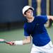 Jason Kerst hits a ball in the Men's Singles Open final during the Ann Arbor City Tennis Tournament on Sunday, July 14. He won in three sets. Daniel Brenner I AnnArbor.com